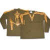 naish loose fit khaki long sleeve tee