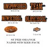 Super Orange Naish Sticker Pack